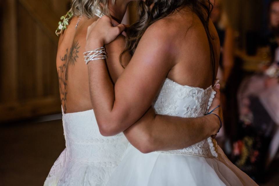 Couple shares a dance together