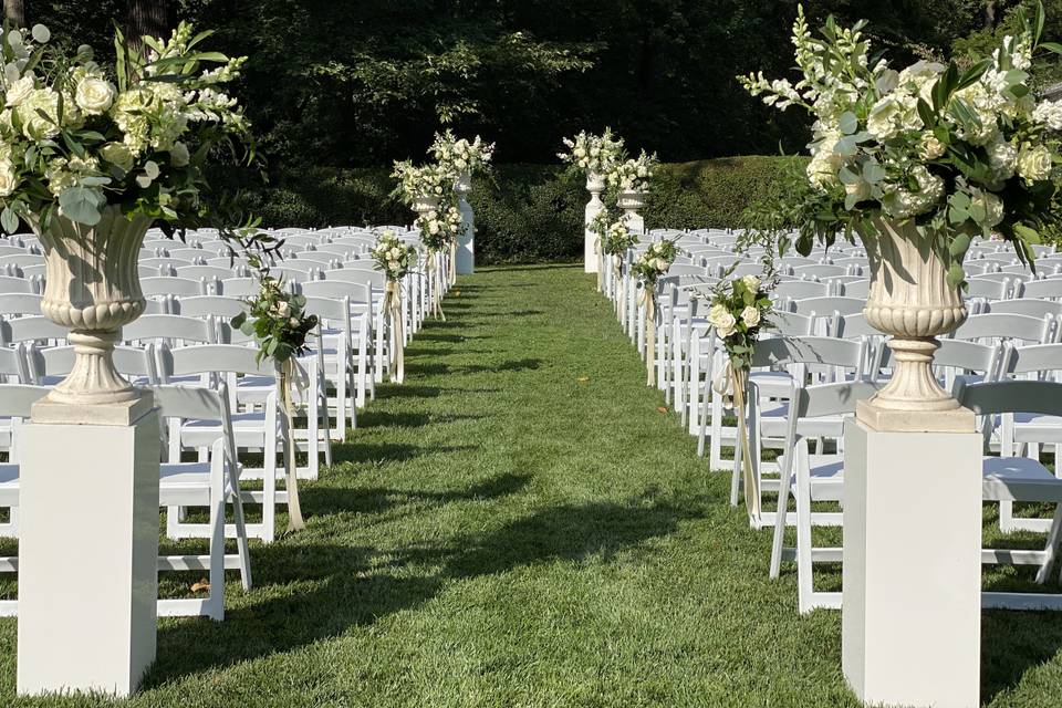 Ceremony setup