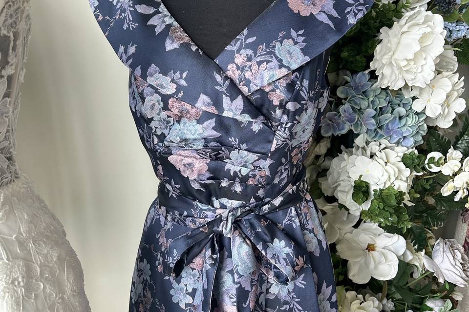 Navy Mother of the Bride Dress
