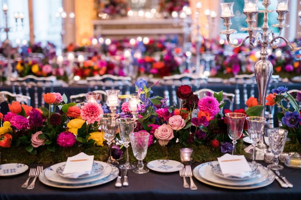 Paris wedding decor