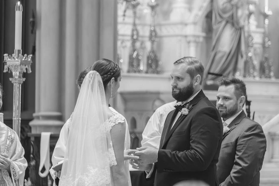 Groom looking sharp