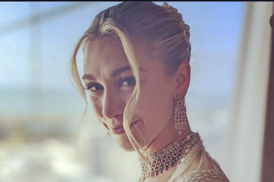 Sleek updo