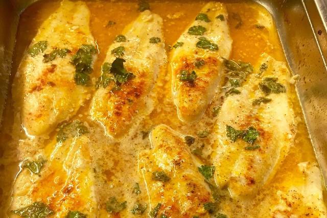 Baked fish