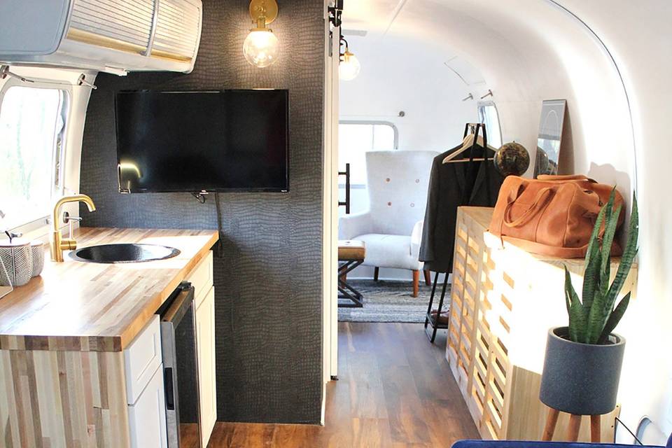 Renovated Airstream for Groom