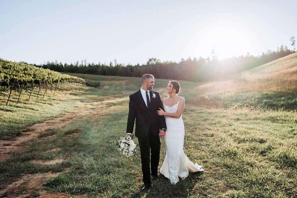 Bride and groom in Atlanta, GA