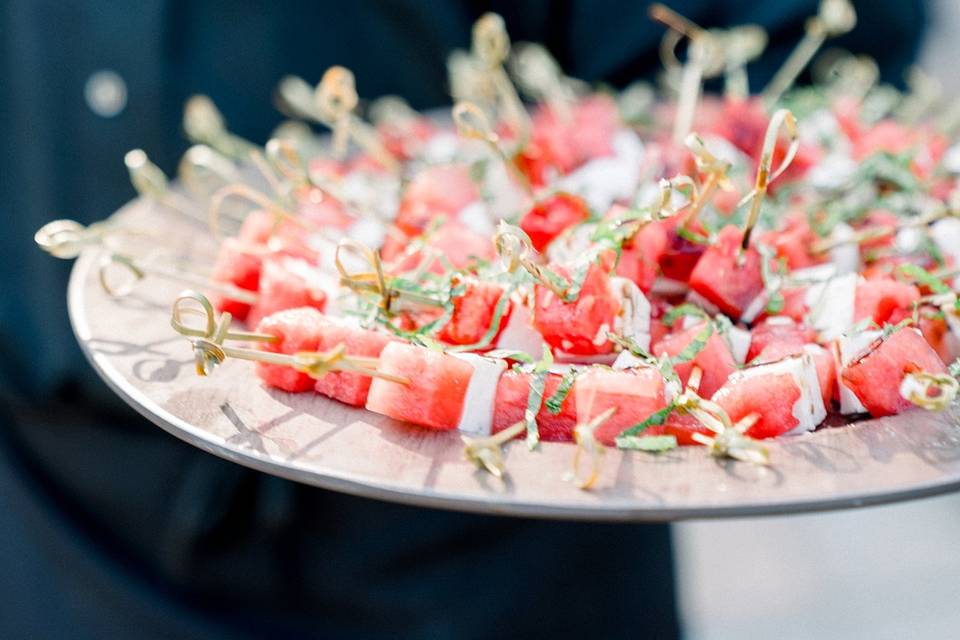 Watermelon Feta Kabobs