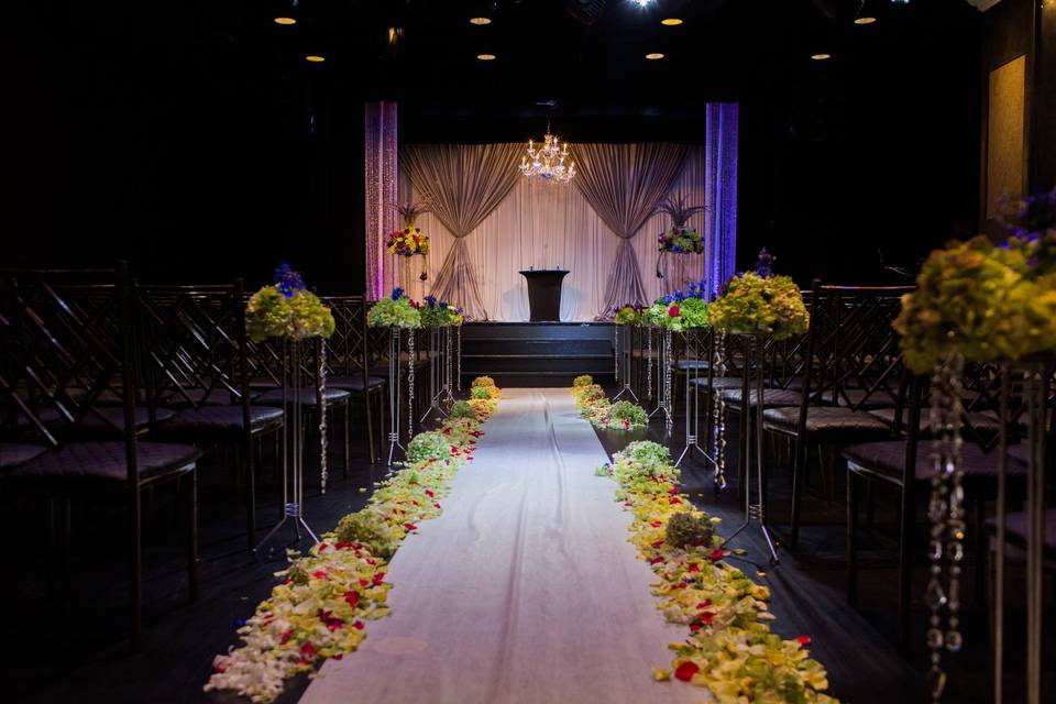 Create a statement with your ceremony decor