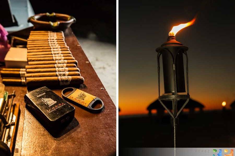 Incorporate a cigar roller on the beach or terrace