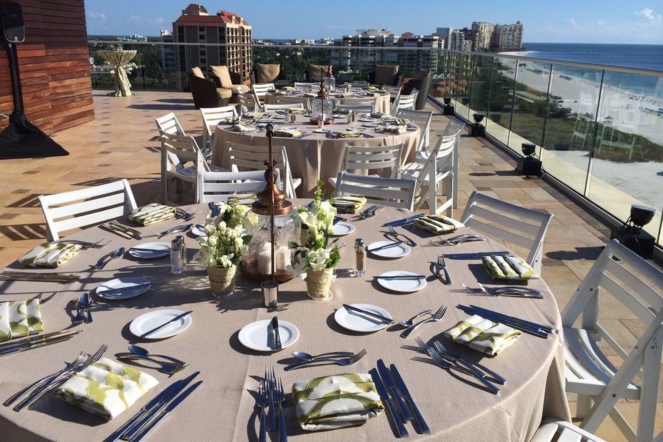 Finish your wedding weekend with a private penthouse brunch
