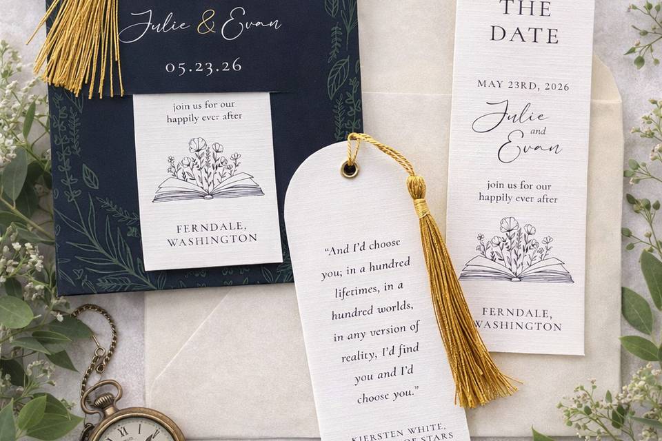Bookmark Save the Dates