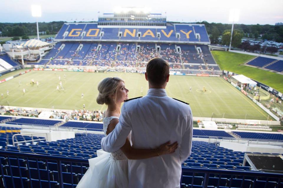 Spectacular view of field