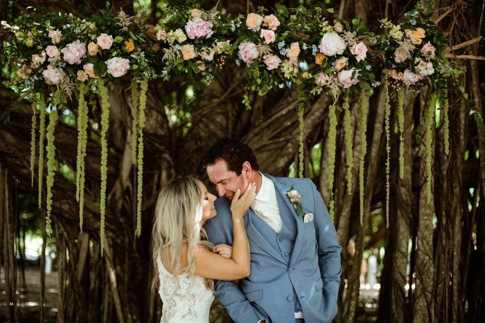 Under the Floral Arch