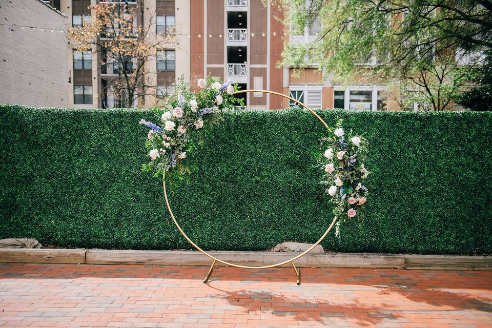 Ceremony on the Patio