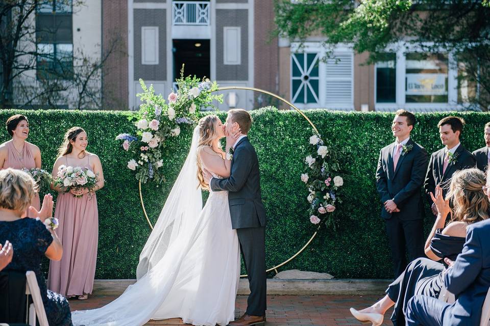 Ceremony on the Patio