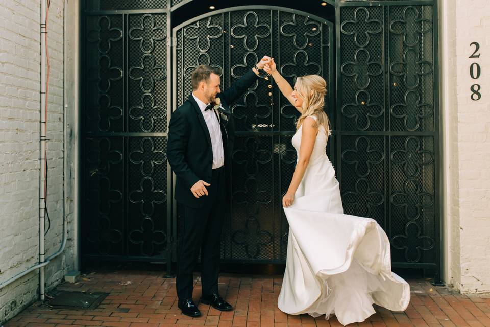 Couple Portrait at The Grove