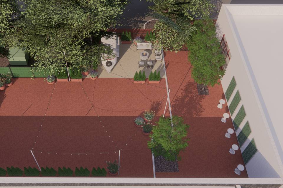 Rendering of our Patio
