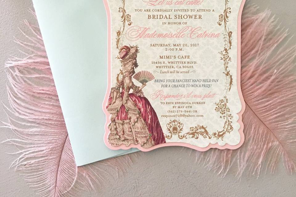 Marie Antoinette Bridal Shower