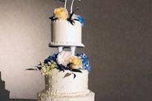 Cake is decorated