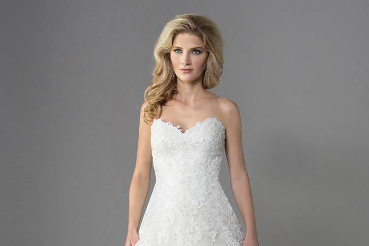 Full lace wedding dress