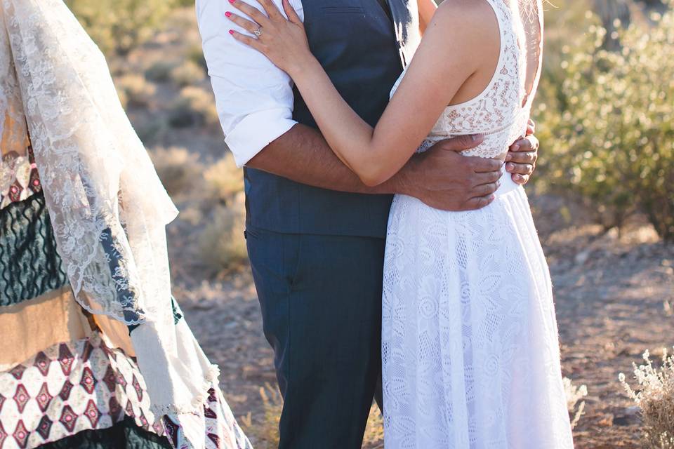 Vow Renewal in the Desert