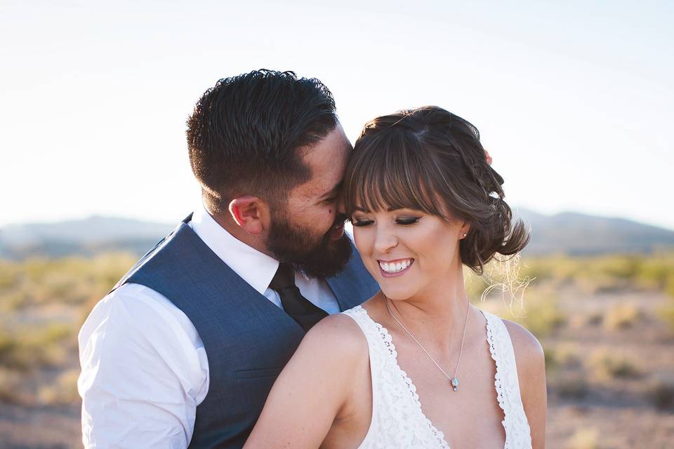 Couple in the Desert