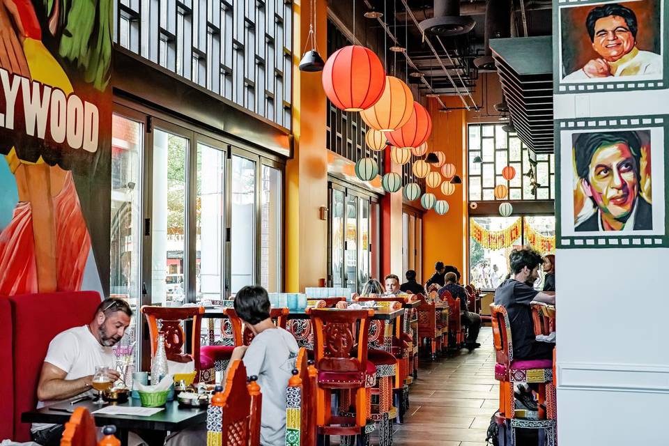 Their vibrant restaurant