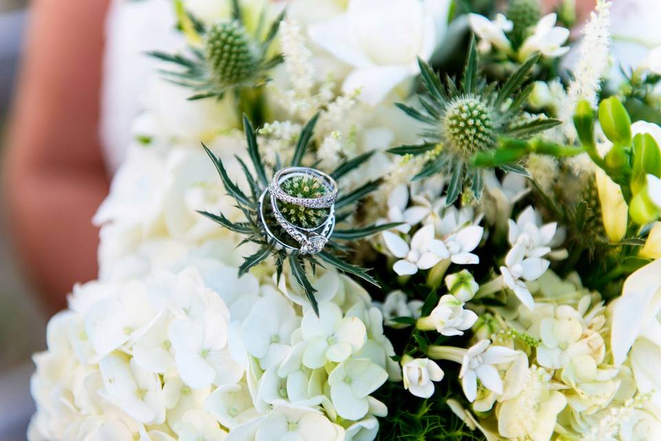 Ring flower detail