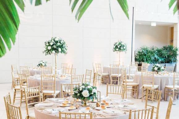 Tablescape in the Conservatory