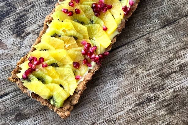 Summer fruit tart