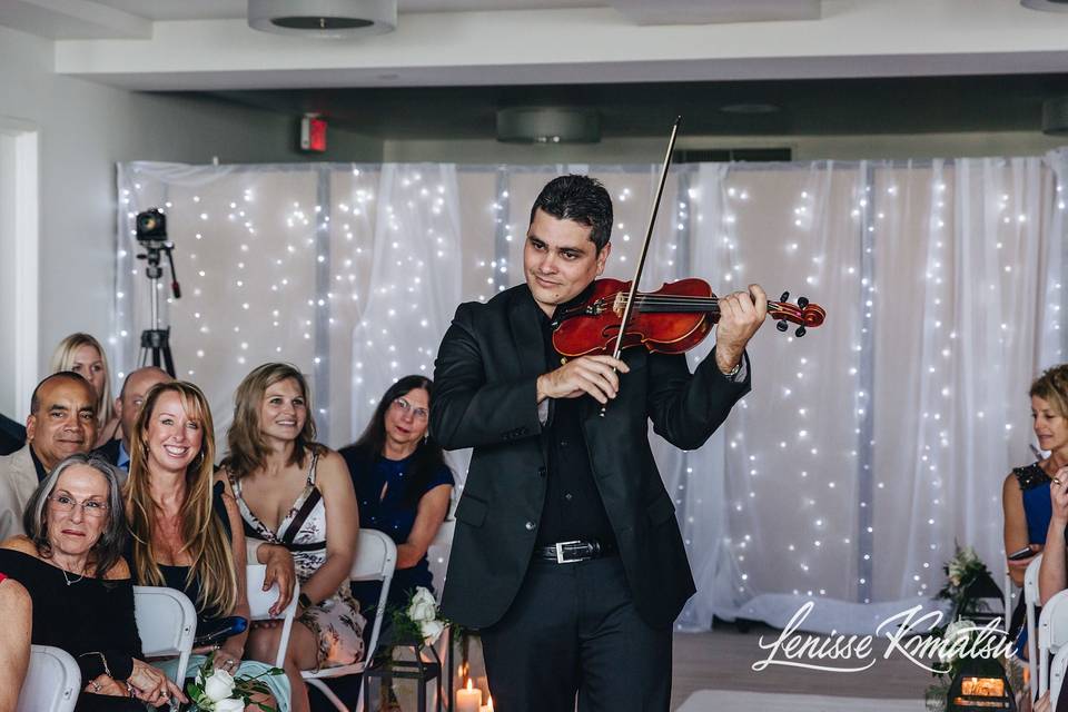 Violinist Entrance to Ceremony