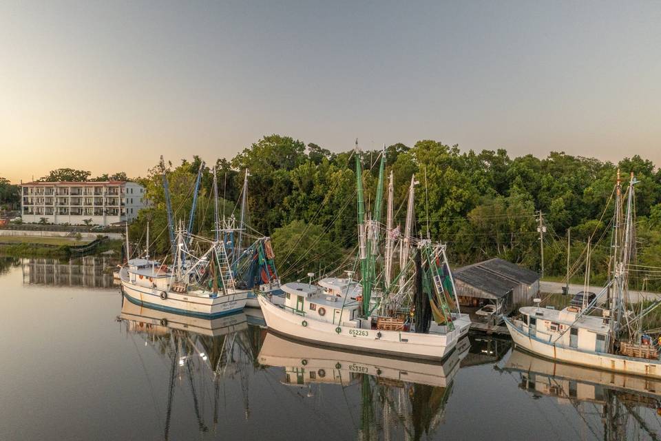 River Front Shrimp Boats