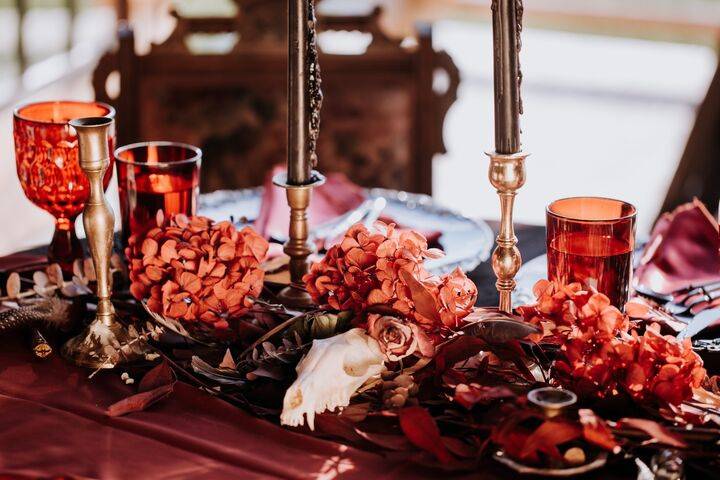 Reception table setup