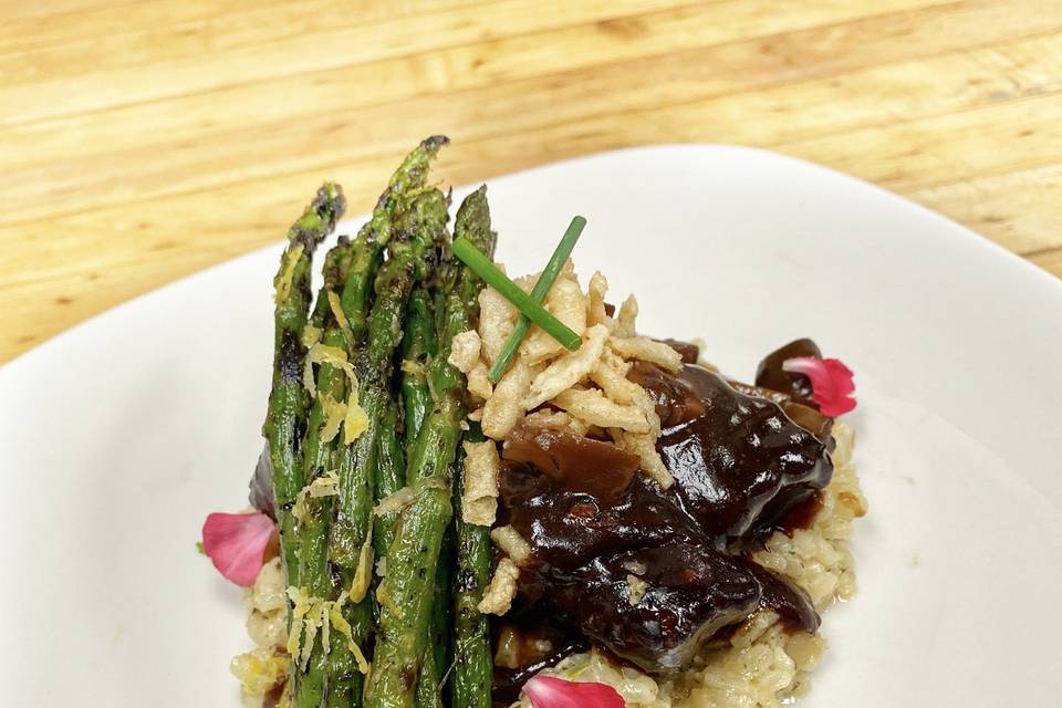 Short ribs with risotto