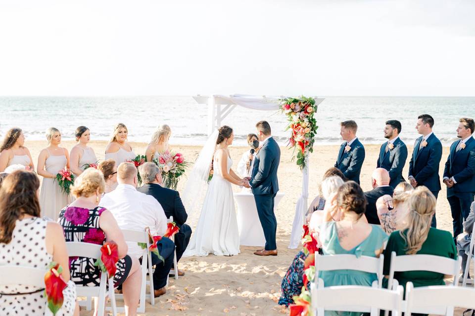 Stargazer bridal bouquet