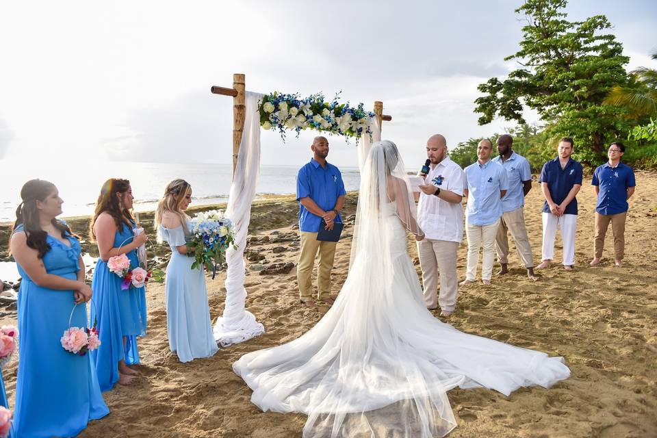 Beach ceremony