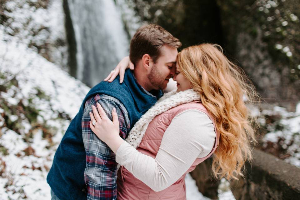 Columbia Gorge Engagement