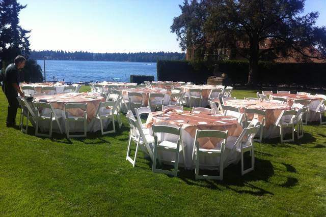 American Lake wedding www.aristacatering.com