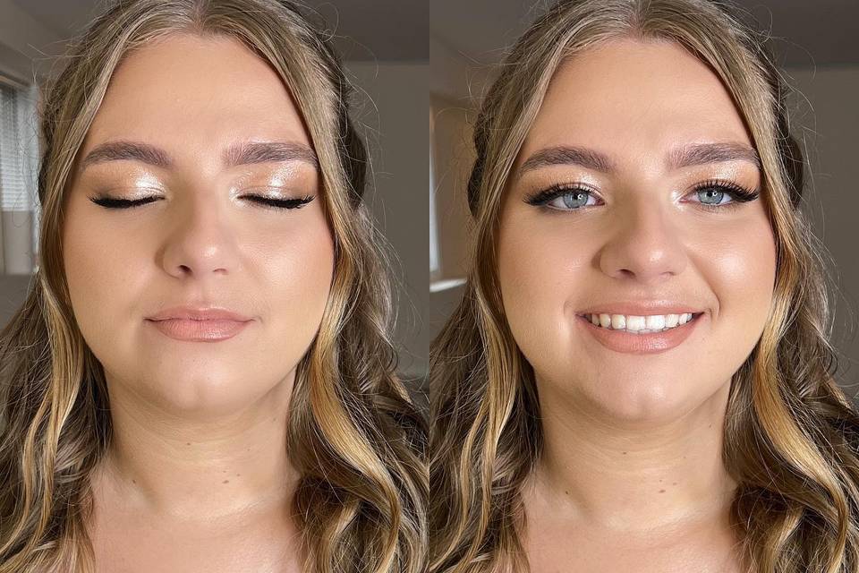 Prom makeup