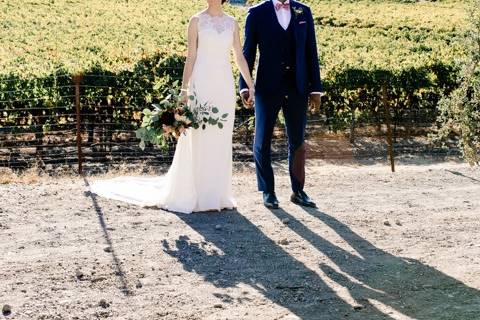 Sonoma vineyard wedding