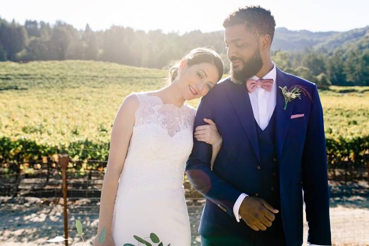 Sonoma vineyard wedding