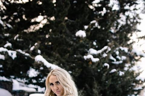 Red winter bridals