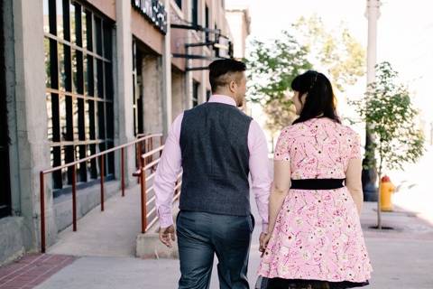 Fifties cafe engagements