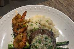 Steak and shrimp