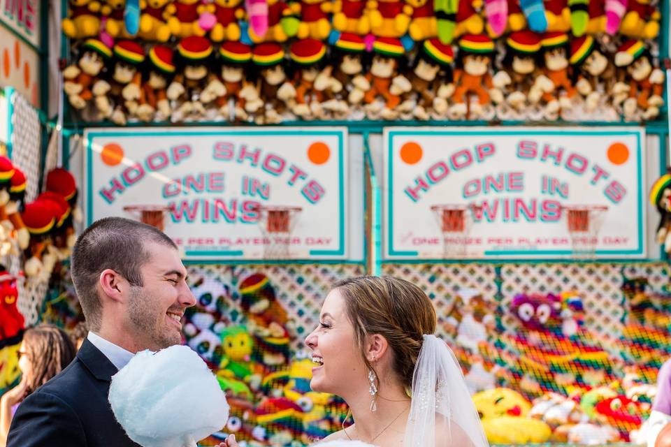 Wedding Photo at Carnival