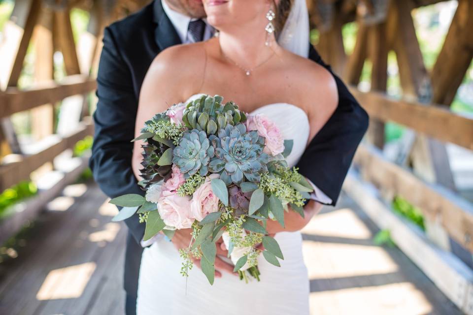 Wedding Succulent Bouquet