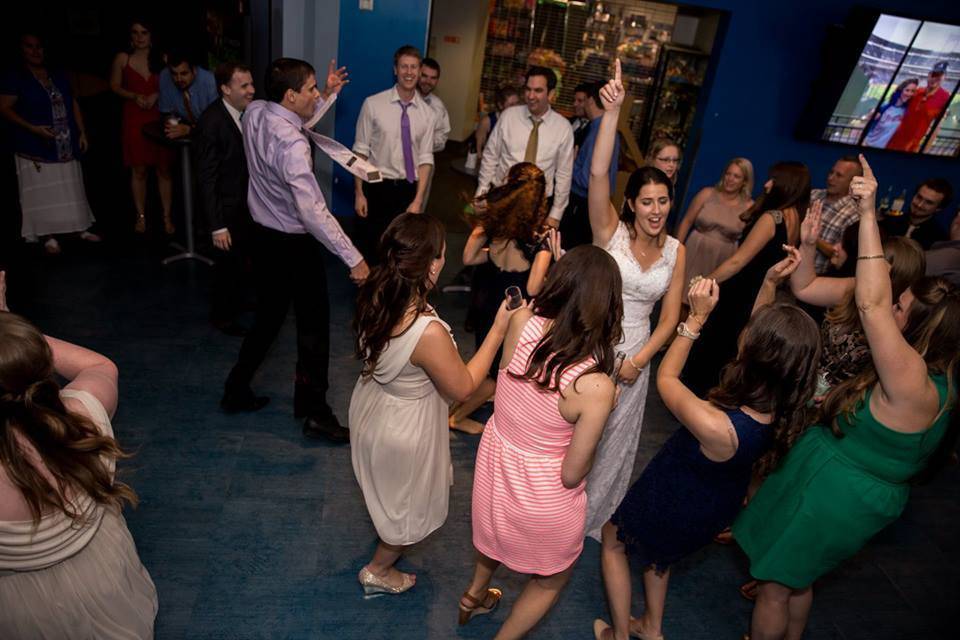 Bride on the dancefloor