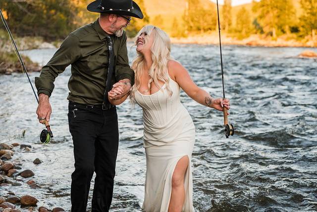 Flyfishing Wedding