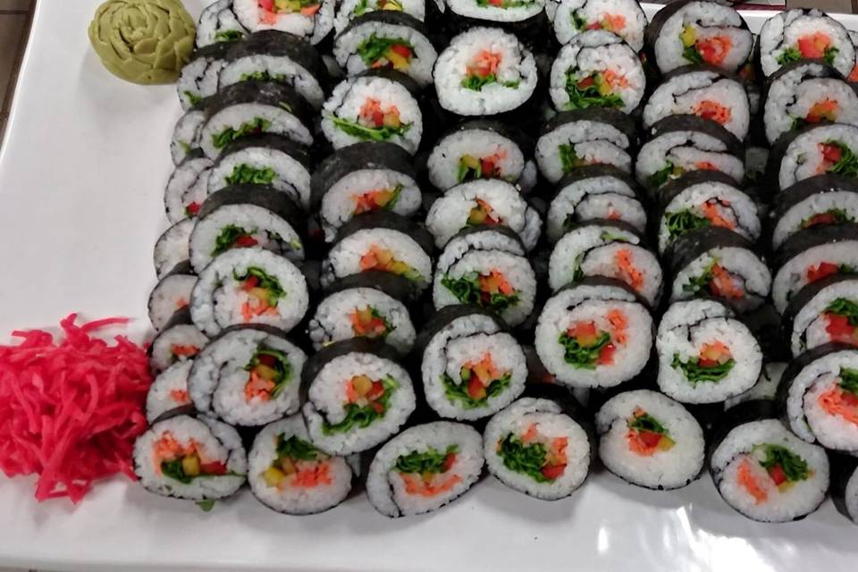 Vegetable sushi