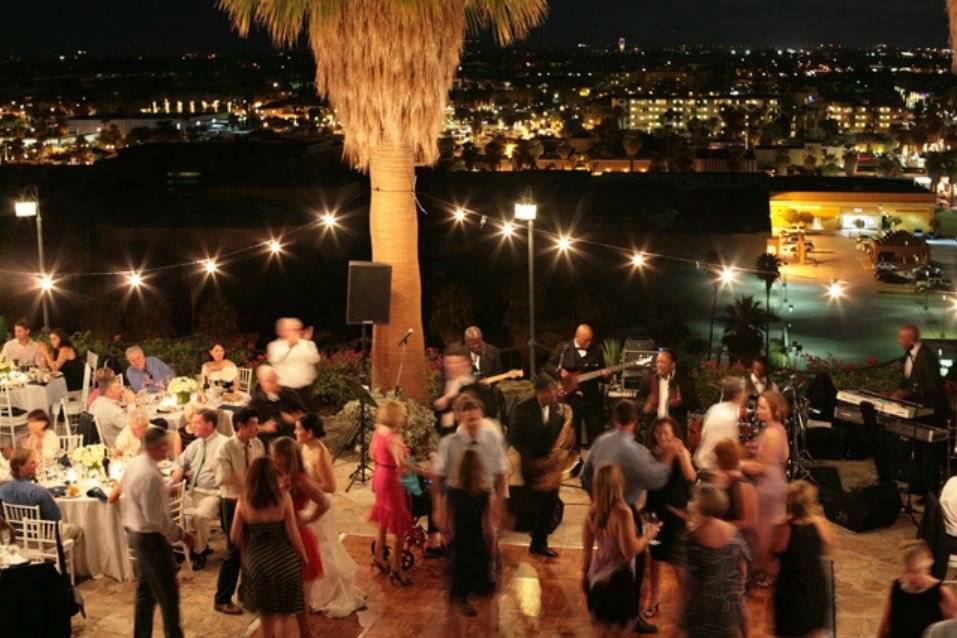 The Blue Breeze Band at the O'Donnell House in Palm Springs CA.