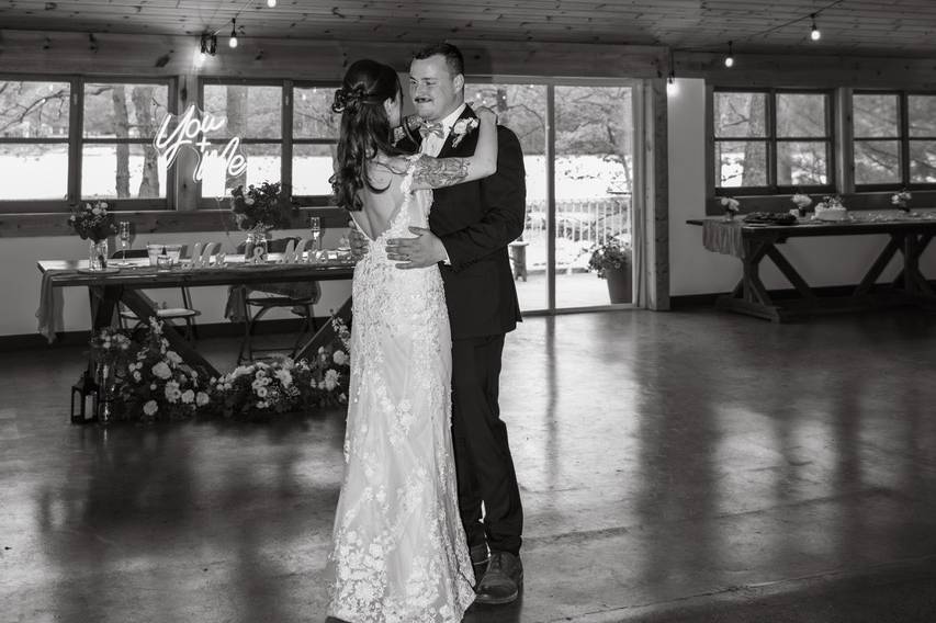 First Dance BW
